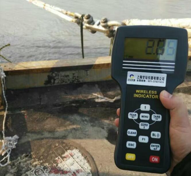 拖(tuo)船(chuan)拉(la)力(li)檢(jian)測(ce)用(yong)30噸(dun)拉(la)力(li)計(ji) 抗(kang)風(feng) 耐(nai)用(yong)